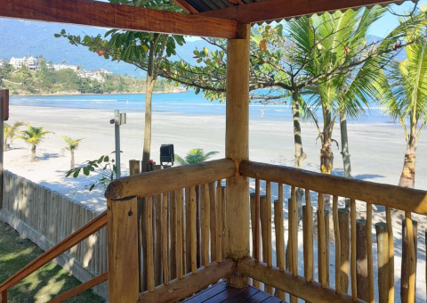 Mirante com vista para o mar de Barequeçaba
